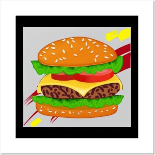 Burger Time Posters and Art